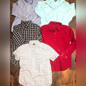 Lot of boys dress shirts